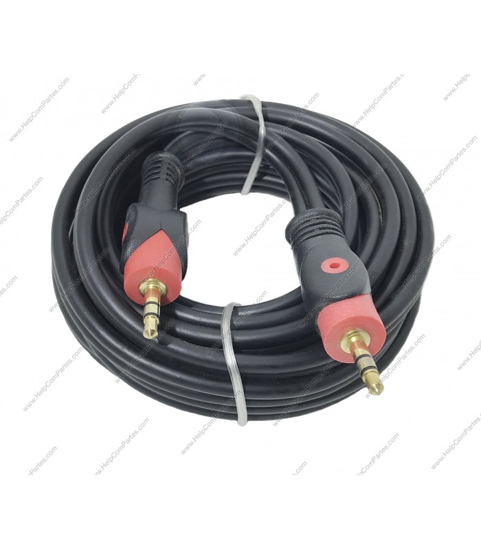 CABLE AUDIO AUXILIAR STEREO 3.5 A 3.5mm  3M GRUESO HD
