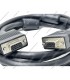 CABLE VGA A VGA HEMBRA/HEMBRA VIDEO 3M 15PIN NEGRO PC.