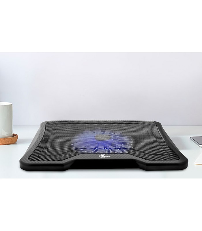 COOLING PAD XTECH XTA-150 LUZ LED HUB 2USB/HASTA 14"/1FAN 