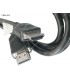 CABLE HP 1.8M 6ft HDMI M/M 1.4V 4K 30Hz / 2K / 1080P 30AWG BLACK-Hotron 917445-001 ORIG.