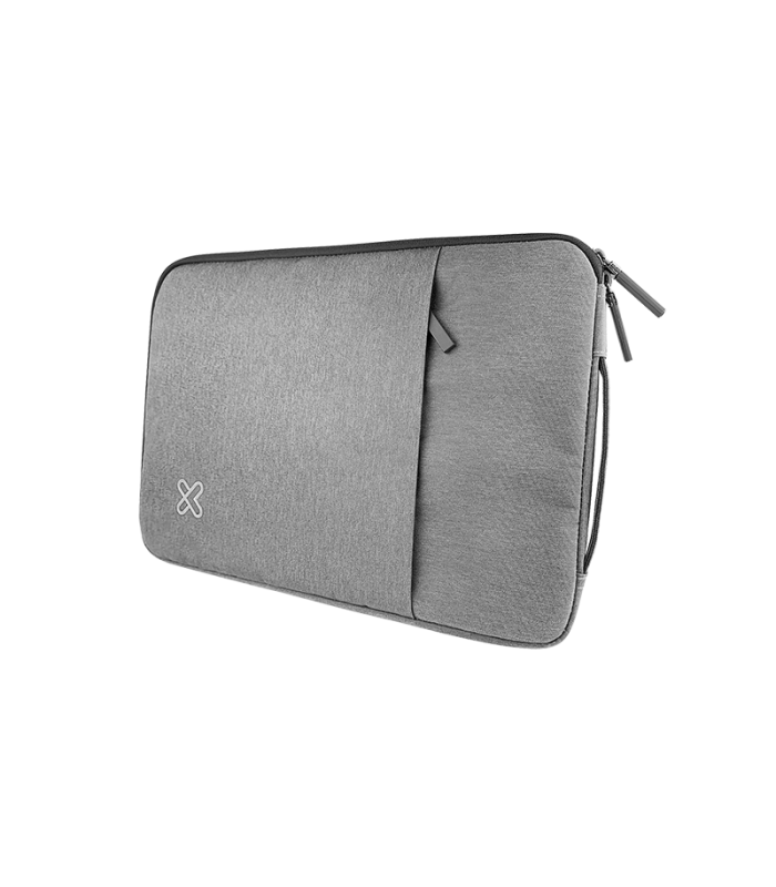 FORRO KLIP XTREME SQUAREPRO 15.6" SLV BOLSILLO FRONTAL CON CIERRE/ POLIÉSTER / KNS-420SV