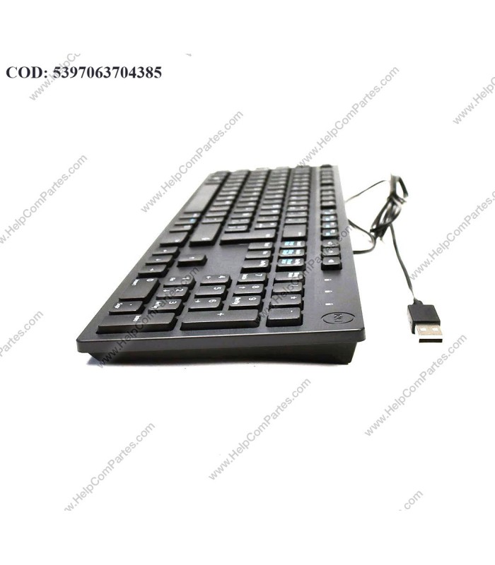 TECLADO DELL KB216-BK USB ALAMBRICO PC NEGRO LATINO