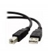 CABLE XTECH USB 2.0 XTC-304 IMPRESORA 4.5M 480Mbps TYPE A:MACHO A B:MACHO BK