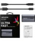 DISCO SSD EXTERNO ADATA ELITE SE880 1TB NEGRO USB 3.2 GEN2 X2 (MAX 20Gb/s) USB-C / USB-A 2000/2000 RW /AELI-SE880-1TCGY