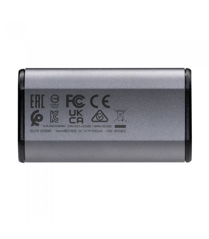 DISCO SSD EXTERNO ADATA ELITE SE880 1TB NEGRO USB 3.2 GEN2 X2 (MAX 20Gb/s) USB-C / USB-A 2000/2000 RW /AELI-SE880-1TCGY