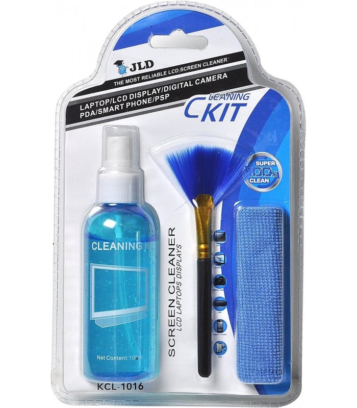 KIT LIMPIADOR INS KCL-1016 100ml PARA LAPTOPS/PC/TELEFONOS/TABLETS/TV/MONITORES