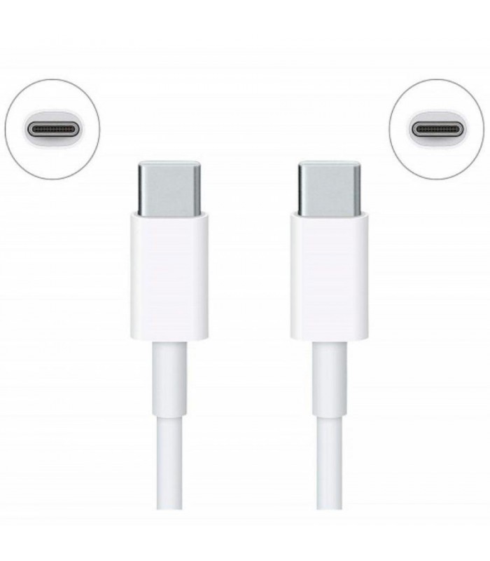 CABLE XIAOMI USB-C /M A USB-C /M 1.5M BLANCO/ 24PIN /5V-3A/ SJV4108GL ORIG.