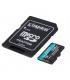 MICRO SD KINGSTON CANVAS GO PLUS 256GB UHS-I 4K / C10 / U3 / V30 / A2 /R170MB/W90MB/S + ADAPTADOR SDCG3/256GB