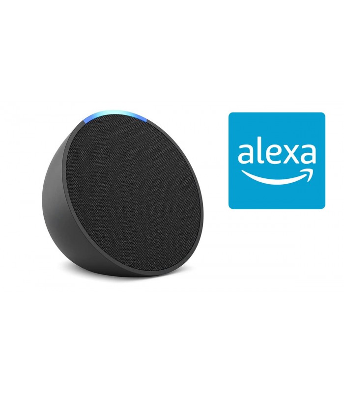 PARLANTE INTELIGENTE AMAZON ECHO POP COMPACTO / ALEXA / WIFI 2.4/5GHz / BT / EERO / CARBON /B09WNK39JN