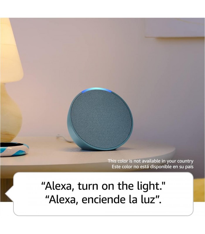 PARLANTE INTELIGENTE AMAZON ECHO POP COMPACTO / ALEXA / WIFI 2.4/5GHz / BT / EERO / CARBON /B09WNK39JN