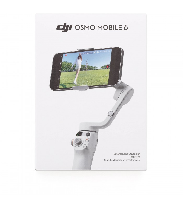 ESTABILIZADOR DJI OSMO MOBILE 6 / PORTÁTIL Y PLEGABLE /3-AXIS/ ACTIVETRACK 6.0/ PLAT GRAY