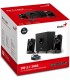 PARLANTES GENIUS SW-2.1 300X 2.1CH 10RMS 100~240V US MARRON + CTRL VOL. DUAL INPUTS