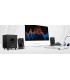 PARLANTES GENIUS SW-2.1 300X 2.1CH 10RMS 100~240V US MARRON + CTRL VOL. DUAL INPUTS