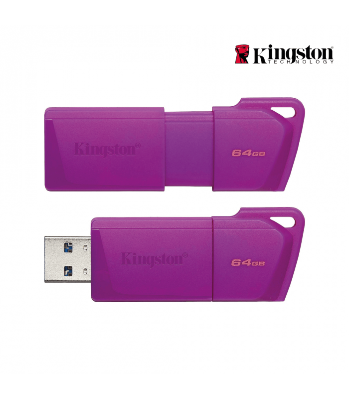 PEN DRIVE KINGSTON DT EXODIA M 64GB USB-A 3.2 Gen1 /3.1/3.0/2.0 /MORADO NEON/ KC-U2L64-7LP
