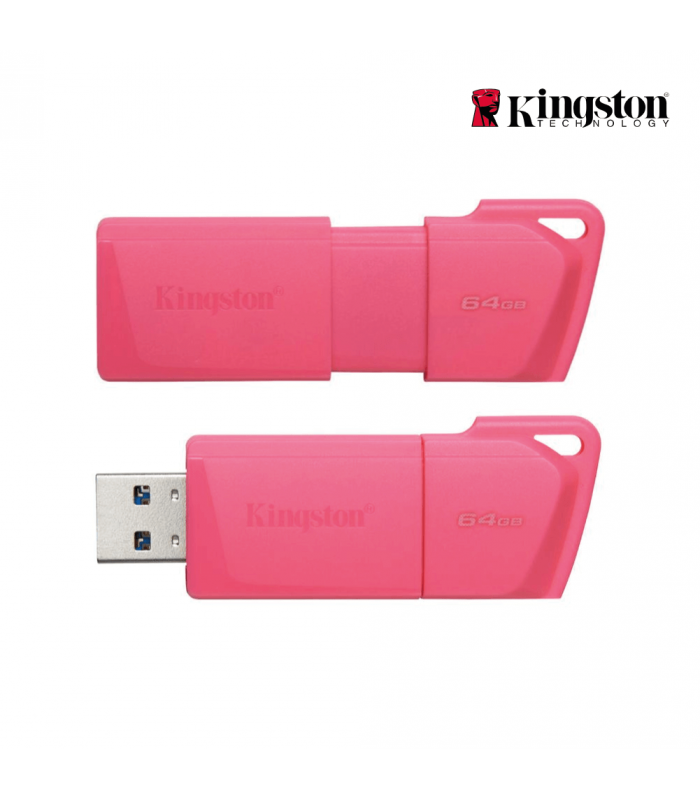 PEN DRIVE KINGSTON DT EXODIA M 64GB USB-A 3.2 Gen1 /3.1/3.0/2.0 /ROSADO NEON/ KC-U2L64-7LN