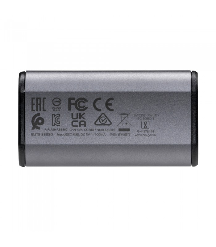 DISCO SSD EXTERNO ADATA ELITE SE880 2TB NEGRO USB 3.2 GEN2 X2 (MAX 20Gb/s) USB-C / USB-A 2000/2000 RW /AELI-SE880-2TCGY