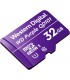 MICRO SD WD PURPLE ULTRA ENDURANCE QD101 32GB UHS-I 4K / C10 / U1 /3D NAND/ SDA 6.0/ 16TBW /24x7/NVR/SIN ADAP. /WDD032G1P0C