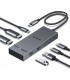 ADAPTADOR UGREEN REVODOK PRO 7 EN 1 USB-C HUB A DUAL 4K HDMI, USB-C X2, 2XUSB A&C 10GBPS PD 100W