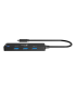 USB HUB GENIUS UH-400 USB-C A 4-PTOS USB-A 3.0 HEMBRA BK