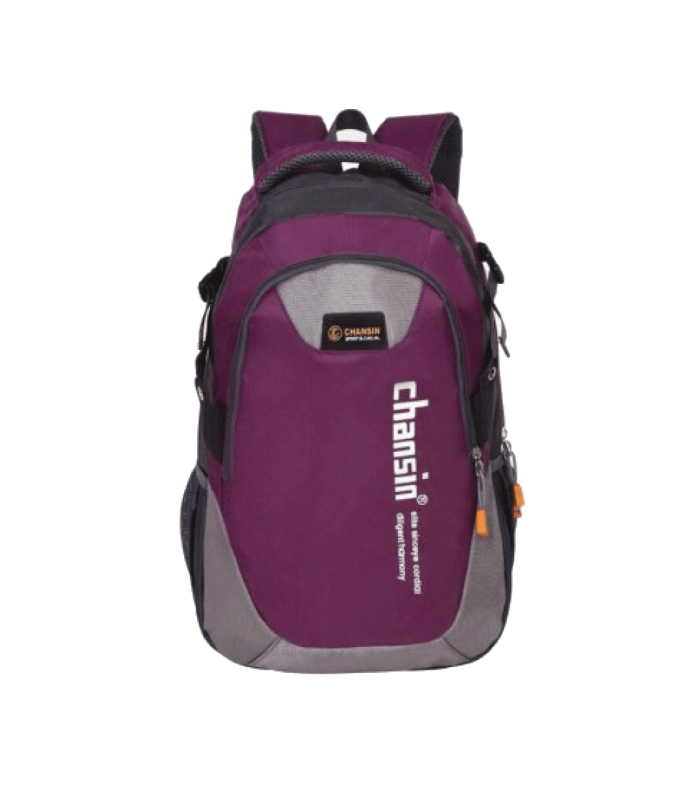 MOCHILA CHANSIN LS328-GR PARA LAPTOP 15.6 VARIOS COMPARTIMENTOS COLOR MORADO