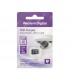 MICRO SD WD PURPLE ULTRA ENDURANCE QD101 128GB UHS-I 4K / C10 / U1 /3D NAND/ SDA 6.0/ 64TBW /24x7/NVR/SIN ADAP. /WDD128G1P0C