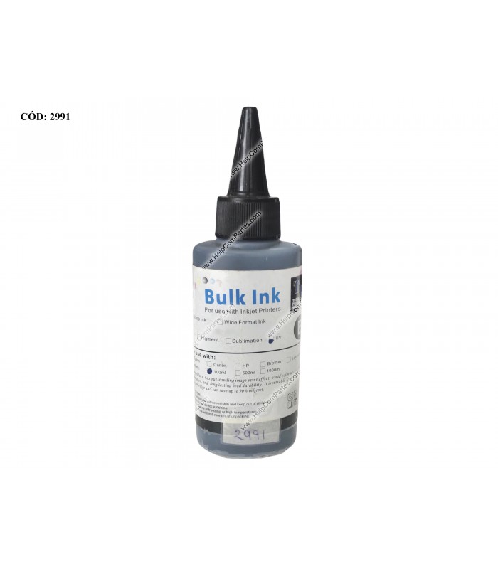 BOT  UV 100ML NEGRO BK EPSON