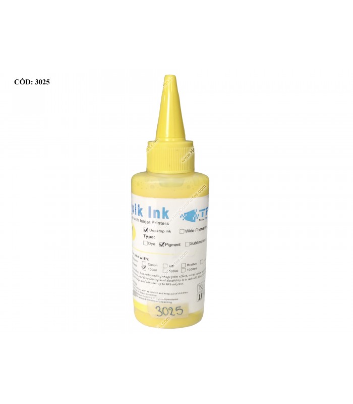 BOT PIGMENT 100ML YL EPSON