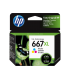 CARTUCHO HP 667XL COLOR DESKJET 1275/2374/2375/2376/2775/2776/6475/6476 3YM80AL 330 PAG