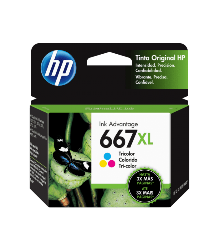 CARTUCHO HP 667XL COLOR DESKJET 1275/2374/2375/2376/2775/2776/6475/6476 3YM80AL 330 PAG